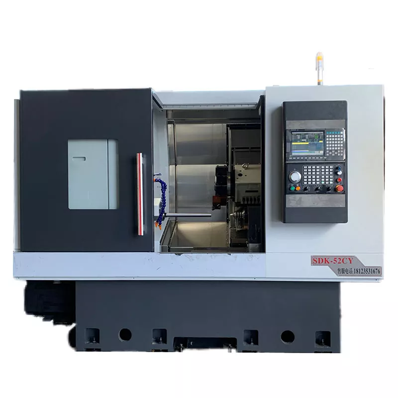 Composto CNC-Machine Turn-Mill de eixo Y interpolado